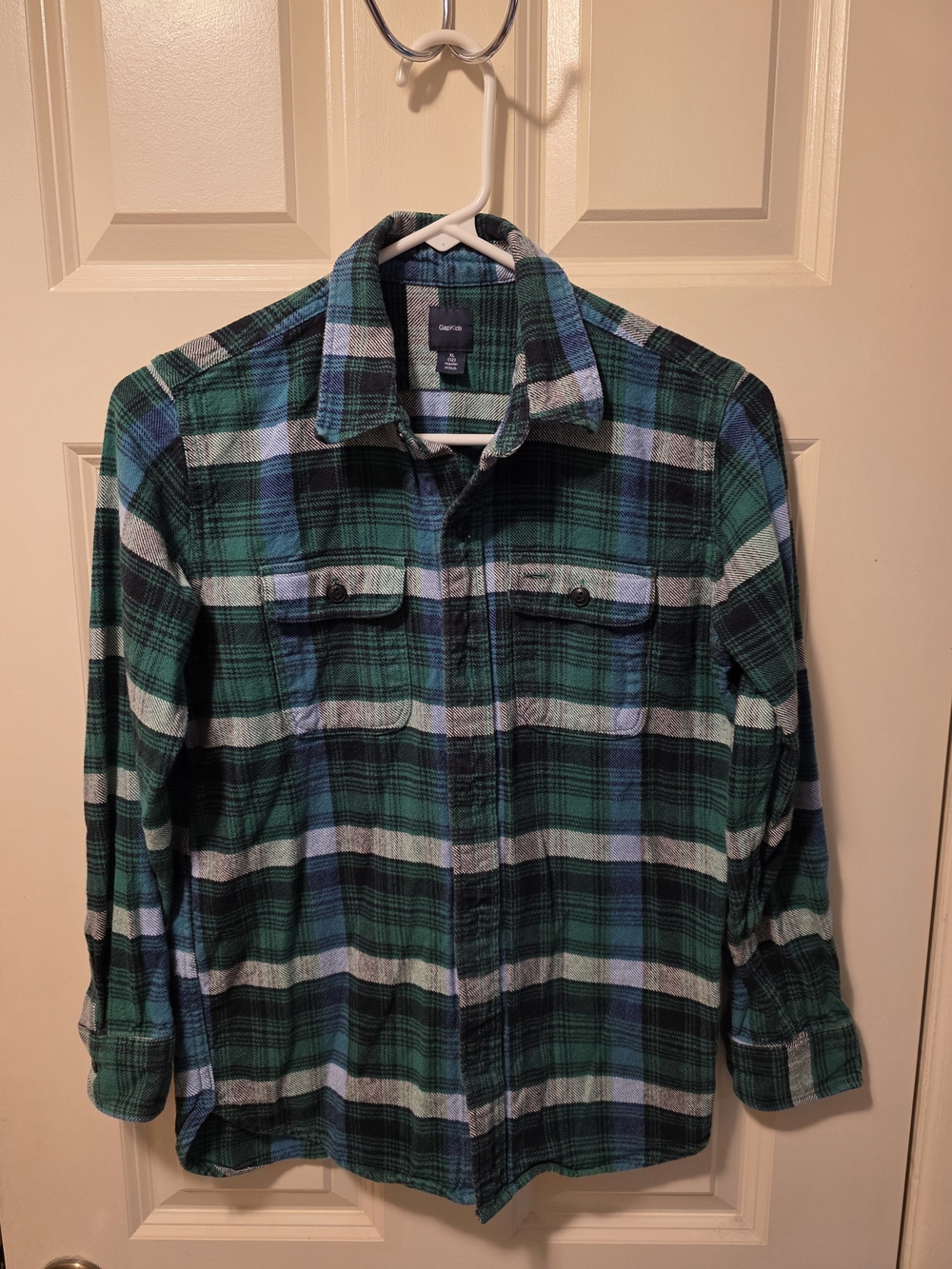 Men's Green Plaid Lightweight Shirt Jacket - Casual Layering